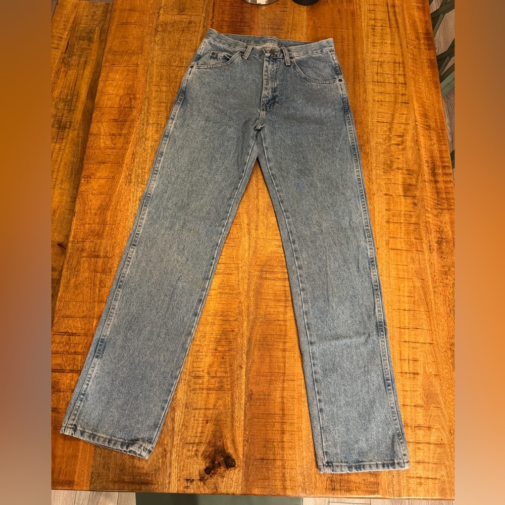 Wrangler Light Blue Denim Rugged Wear Jeans